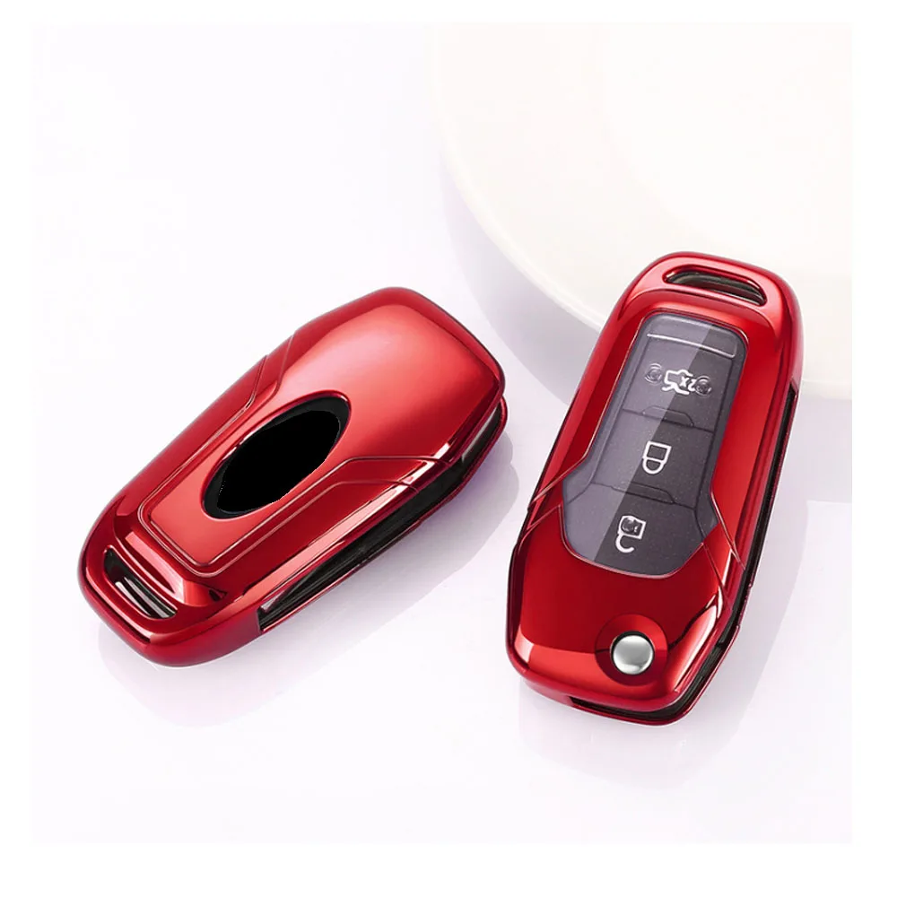

Car Styling Key Remote Key Fob Case Cover Keychain for Ford Escort Mondeo Everest Ranger Fusion