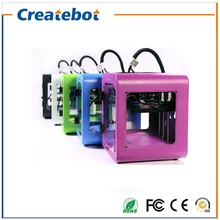 Createbot Newest Super Mini 3D Printer Touch Screen Popular Shape Metal Shell 3d printer kit with Favorable Price Free Shipping