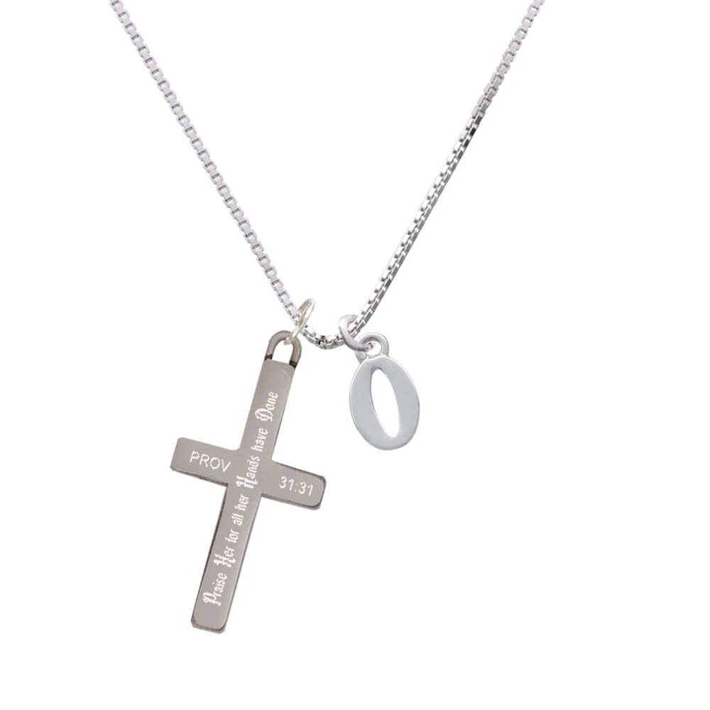 Number - 0 - - Praise Her - Cross Necklace