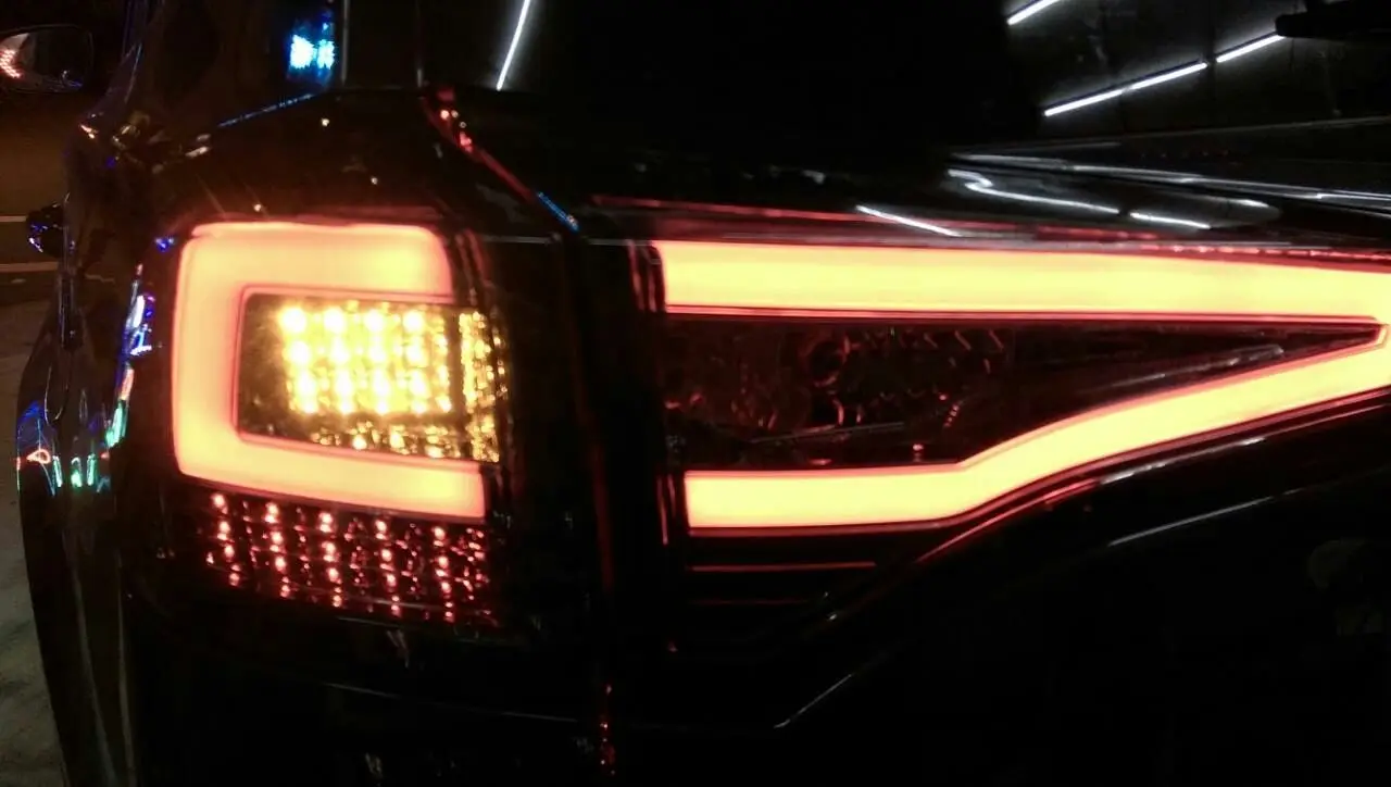 1 компл. Бампер Taillamp для Toyota RAV4 задний светильник 2013~ г. Автомобильные аксессуары RAV 4 светодиодный противотуманный задний светильник RAV4 задний светильник