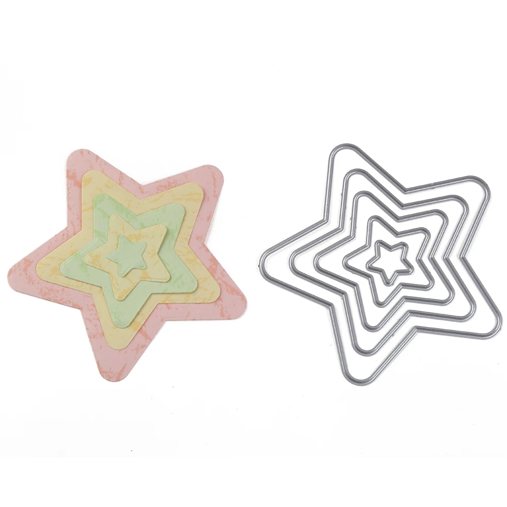 

Star Frame Lace Blades Scrapbook Craft Dies Scrapbooking Die 3D Stamp DIY Scrapbooking Card Making Photo Decoration Supplies