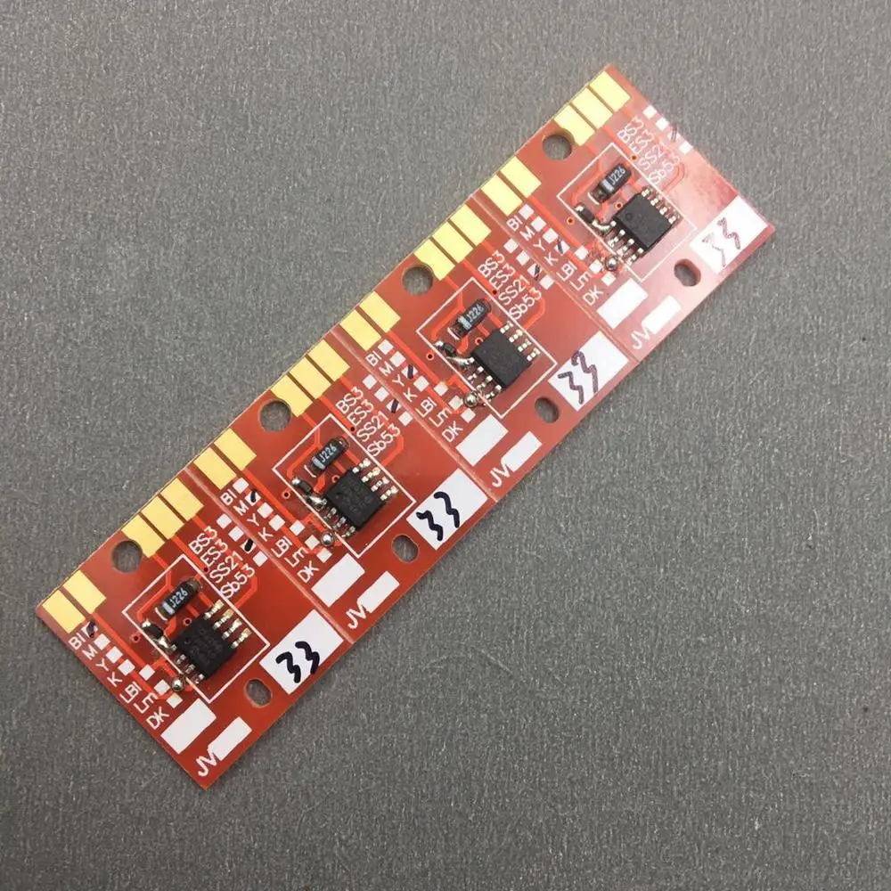 4pcs/set BK C M Y SS21 Permanent Chip for mimaki jv33 eco solvent printer plotter | Компьютеры и офис