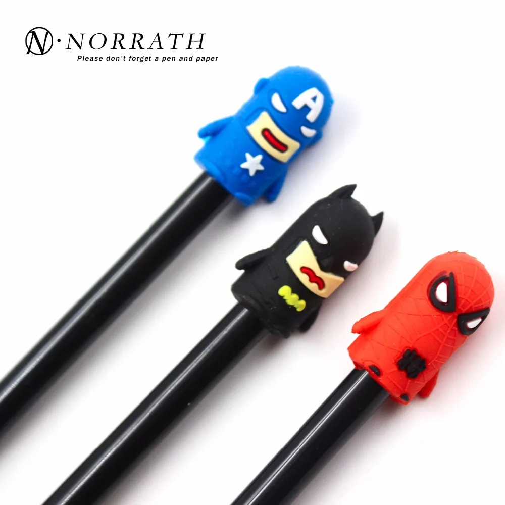 

Kawaii Stationery Superhero Ultraman Gel Pen Superman Gifts Office Materials School Supplies