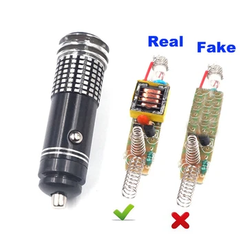 

12V Vehicle Air Purifier Mini Car Fresh Air Anion Ionic Purifier Oxygen Bar Ozone Ionizer Auto Interior Accessories