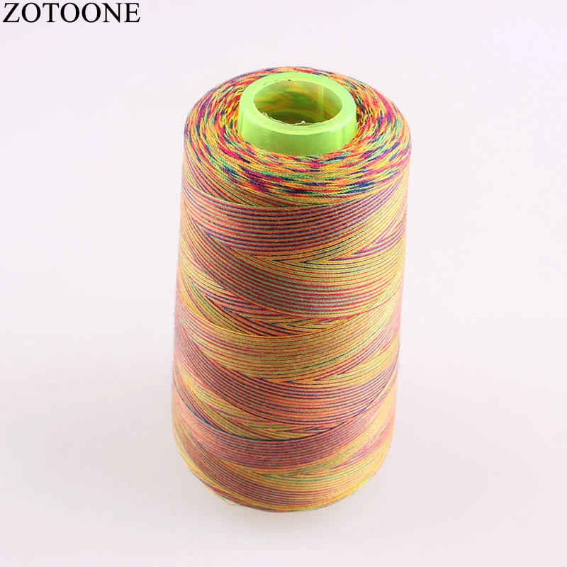 Zotoone 3000 Yards/spool Leather Sewing Thread Set Colorful 40s/2