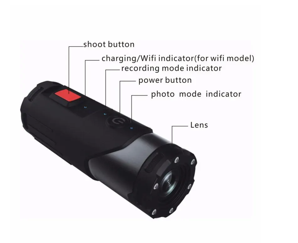SOOCOO S20WS мини Видеокамера экшн-камера со встроенным WiFi Full HD 1080P 10m Водонепроницаемая Спортивная камера