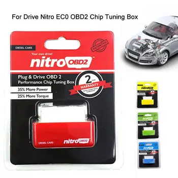 

Car Drive Nitro EC0 OBD2 Chip Tuning Box Plug & Drive Ready Device Low Fuel Consumption And Low Emissions Dropship