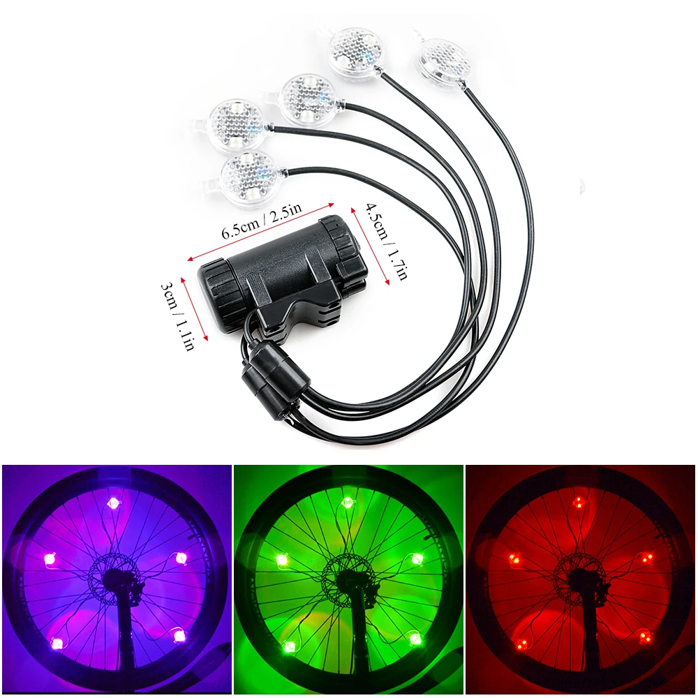 

Bike Wheel Light Bicycle Tire Light Cycling Rim Lights LED Wheel Spoke Light String Strip Lamp String Ultra Bright LED