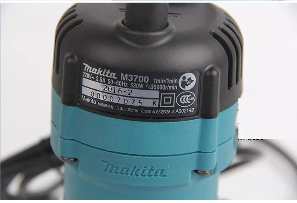 Новая Япония Makita M3700B деревообрабатывающие кромки триммеры дерево долбежный станок резьба мебель Dianmu фрезерные 530 Вт