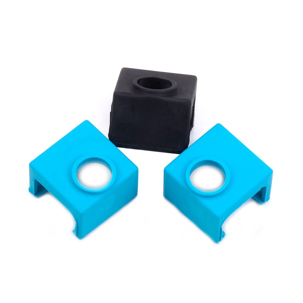 

3D Printer Mk10 Silicone Socks, 3D Printer Parts Heater Block Silicone Cover Thermal Protection Silicone Sock For Wanhao I3 Ma
