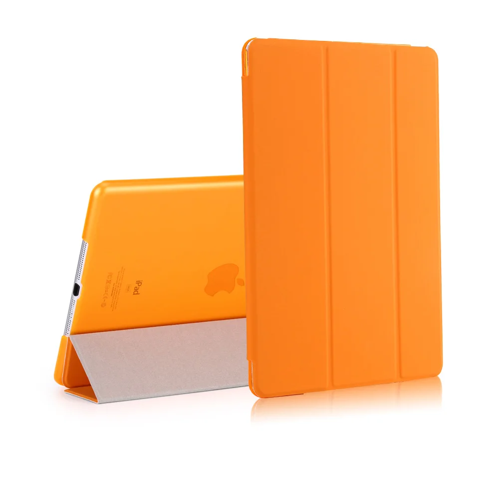 Orange Чехол-подставка для нового iPad 9,7 дюймов и выпуск 6. Ультра тонкий смарт-чехол также для iPad Air retina крышка Авто wake/Sleep - Цвет: Orange