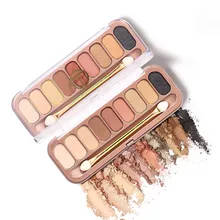 

O.TWO.O Eyeshadow Makeup Set Glitter Eyeshadow Cosmetics Eye Shadow Maquillaje Make Up Contour Palette 9 Shades With Brush Gift