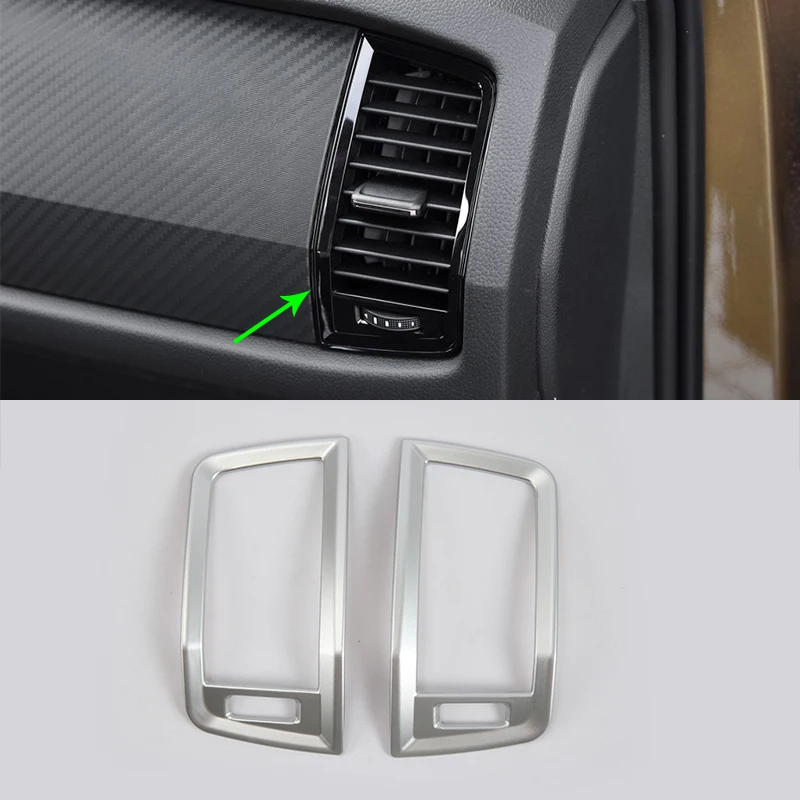 

Auto accessories front side air vent cover 2pcs Car Styling accessories For 2017 SKODA KODIAQ