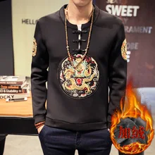 2017 Real Sale Militar Men’s Costume Art Wholesale Large Chinese Clothing Dragon Robes Complementor Set Head With Velvet Jacket