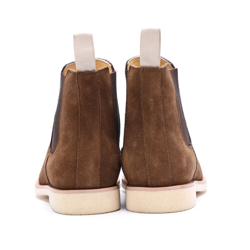 Dos khaki tan Puxar Pontas Eua army Homem Do Camurça Pé Couro Inverno Sapatos Grande Dedo 6 Chelsea Homens 45 Vaca Botas Tamanho Green De Black Em 12 FZFqw7gp