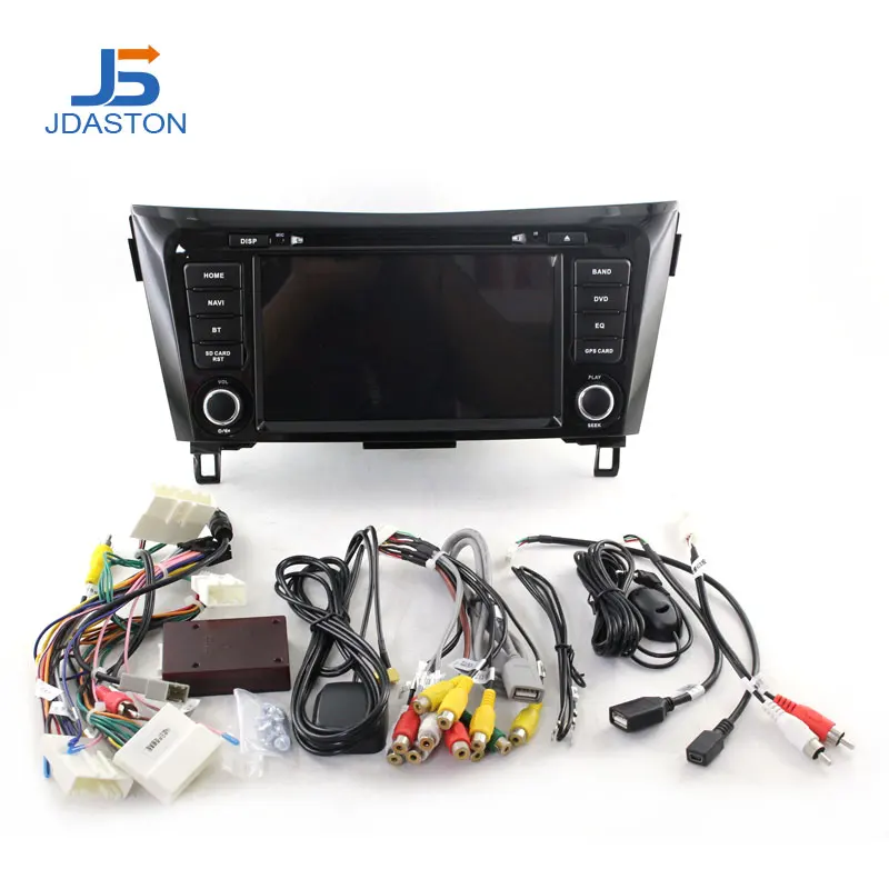 Автомобильный DVD плеер JDASTON Android 10 0 для Nissan qashqai X Trail 2014 2018 мультимедиа GPS навигация