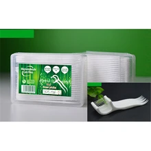 50 Square Boxed Round Wire Floss Disposable Floss Stick Tooth Care