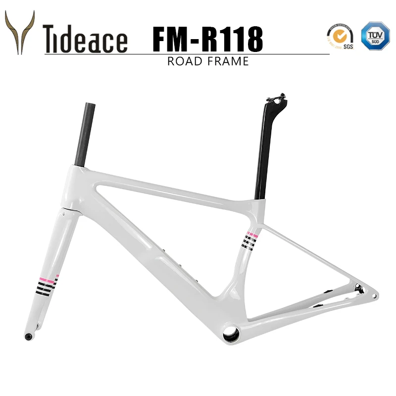 

Carbon fiber racing super light UD carbon road bike frame 140m disc brake bike frameset carbon fiber bicycle frame S/M/L/XL