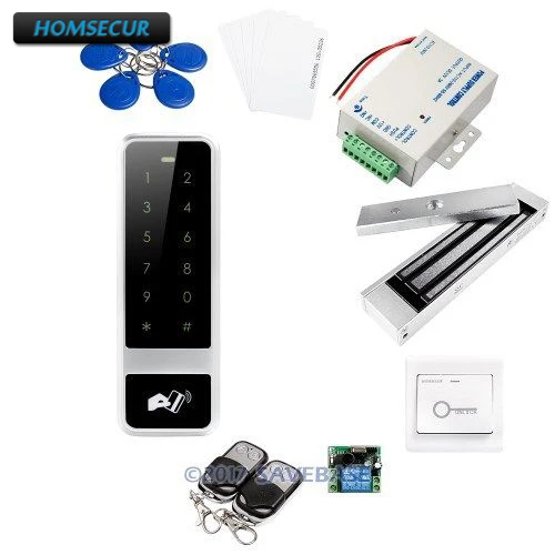 

HOMSECUR Waterproof Door Lock DIY Access Control System with 280KG Magnetic Lock For Outdoor and Indoor Usage