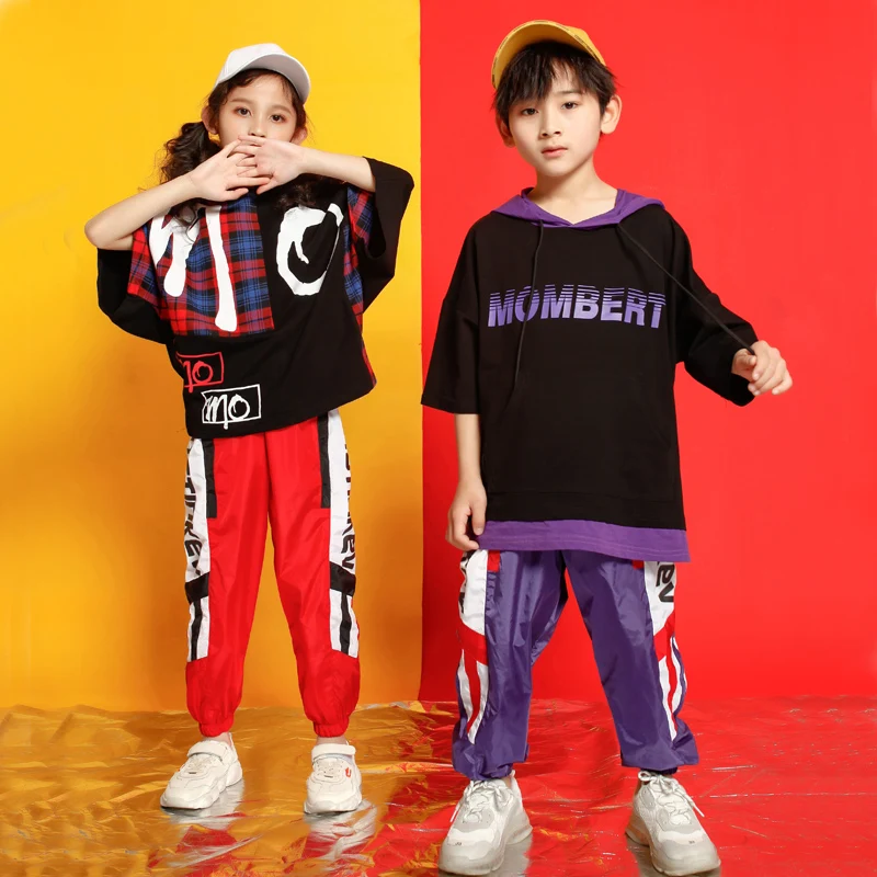 

Kids Shirt Hoodie Pants Shorts Hip Hop costumes Clothing Outfits Dance Costumes Girls Boys Ballroom Stage Dancing Streetwear