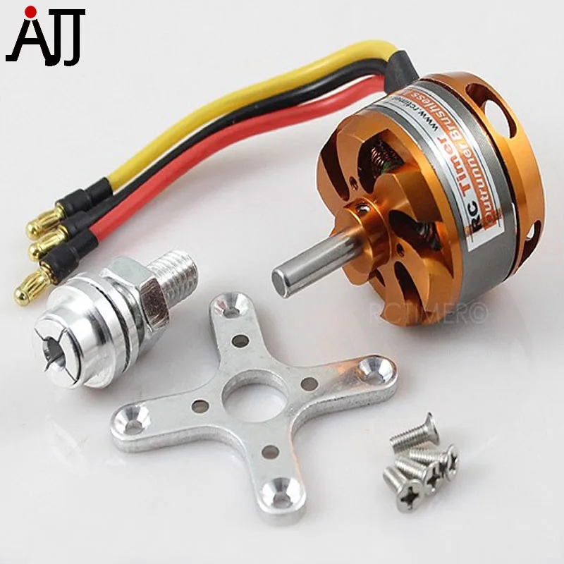 Бесщеточный двигатель RCTIMER BC3530 3530 1100KV 1400KV 1700KV Outrunner многороторный FPV с креплением