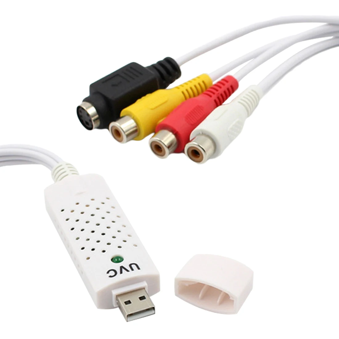

High Quality Audio Video Capture Grabber Adapter USB 2.0 Converter for Windows XP Window 7 Window 8 Window 10