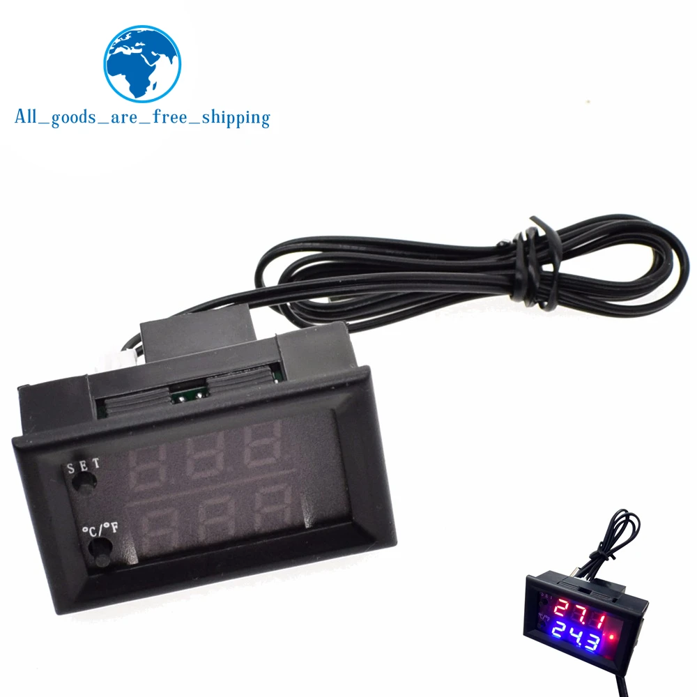 

W1209WK W2809 DC 12V LED Digital Thermostat Temperature Control Thermometer Thermo Controller Switch Module + NTC Sensor