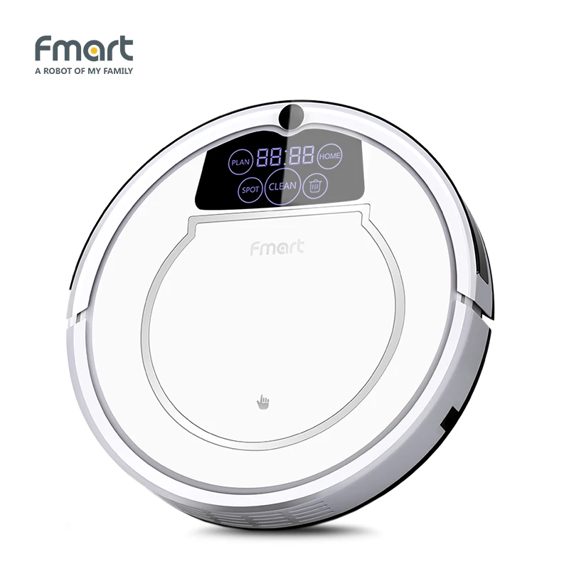 

Fmart E-550W(S) Robot Vacuum Cleaner Home Cleaning Appliances 3 In 1 Cleaners Suction Sweeper Mop Led Display Aspirator