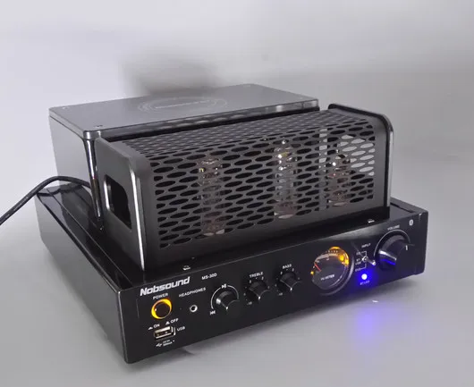 Беспроводной транзисторный усилитель 25 Вт + 6N2*2 6P1*2) Bluetooth / MP3 USB 3 0 Hifi|power amplifier|hifi power