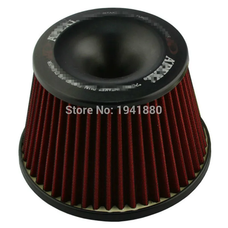 

DOXINGYE,For Apexi Universal Kits Auto Intake Air Filter 75mm Dual Funnel Adapter Useful Free Shipping