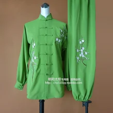 Customize Chinese Tai chi clothing taiji sword performance outfit kungfu uniform garment for women girl kids children
