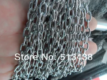 

Factory direct sale!100 meters Stainless Steel 6mm link chain.jewelry finding DIY necklace bracelet in Bulk