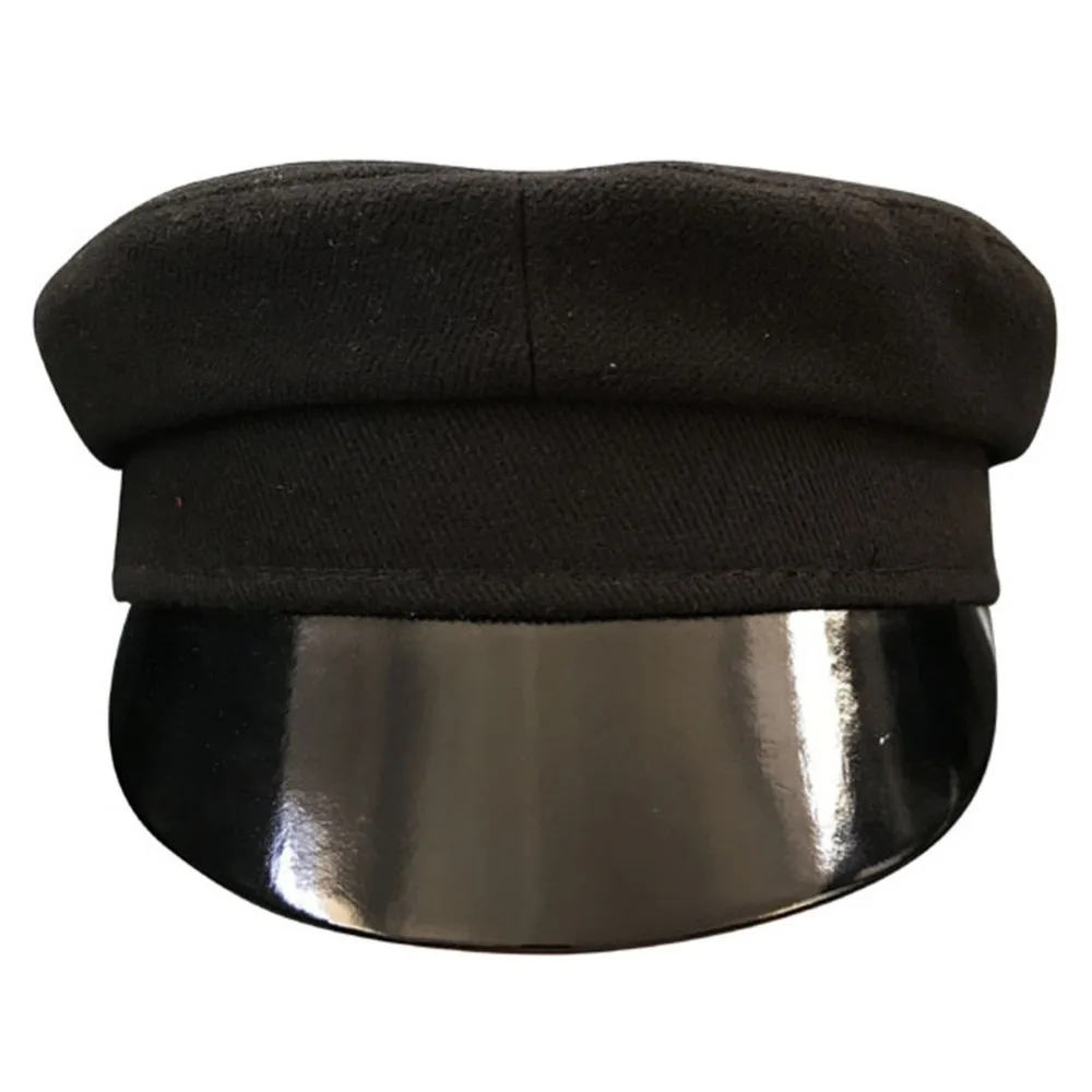 peaked military hat