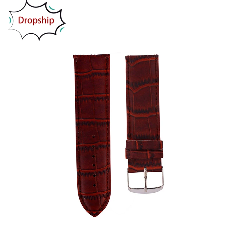 

strap for hours Perfect Gift 26mm High Quality Soft Sweatband Leather Strap Steel Watch Band jan17