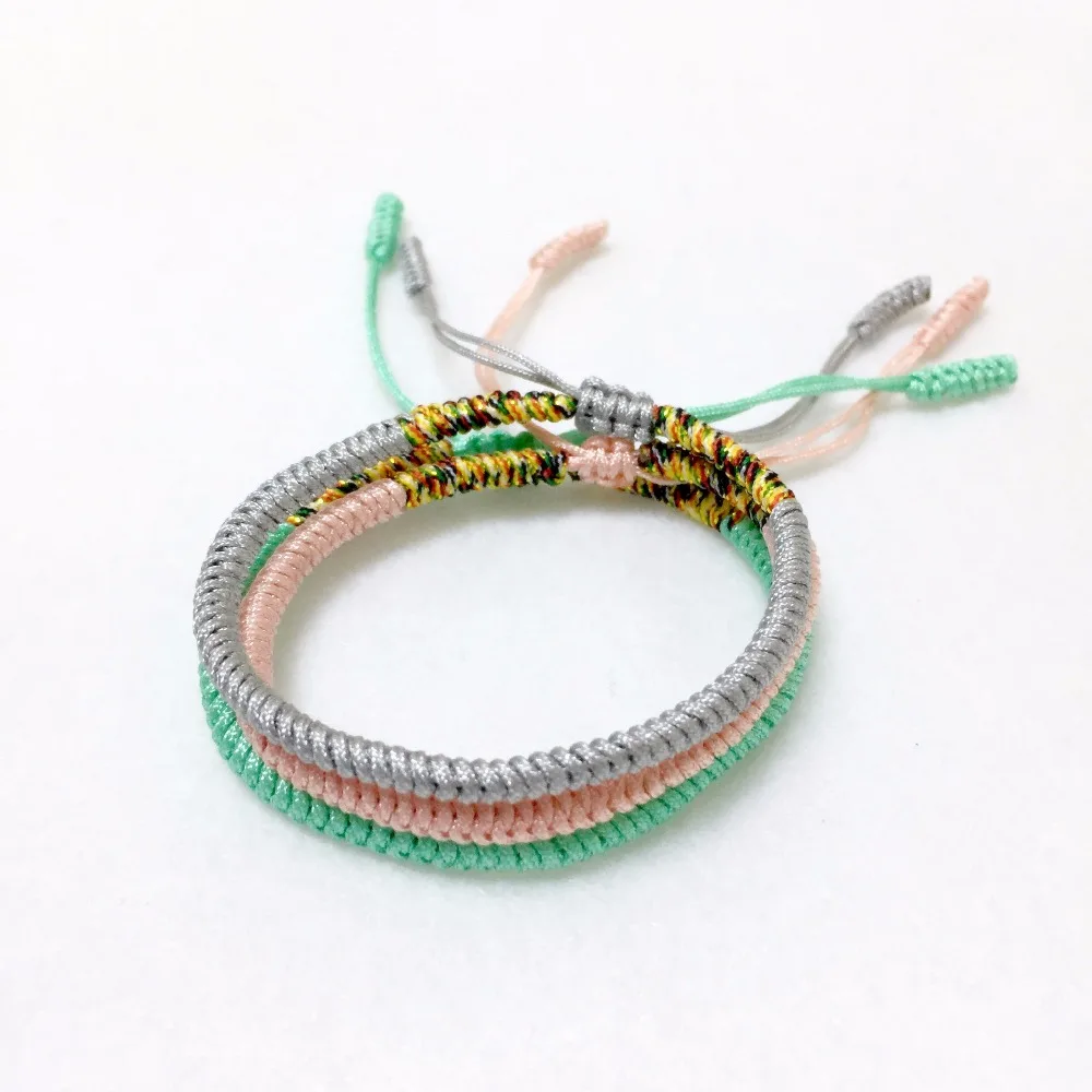 Hot Sell Fashion Lucky Handmade Bracelets&ampBangles Buddhist Knots Rope Bracelet Tibetan Charm Chain Bracelets | Украшения и