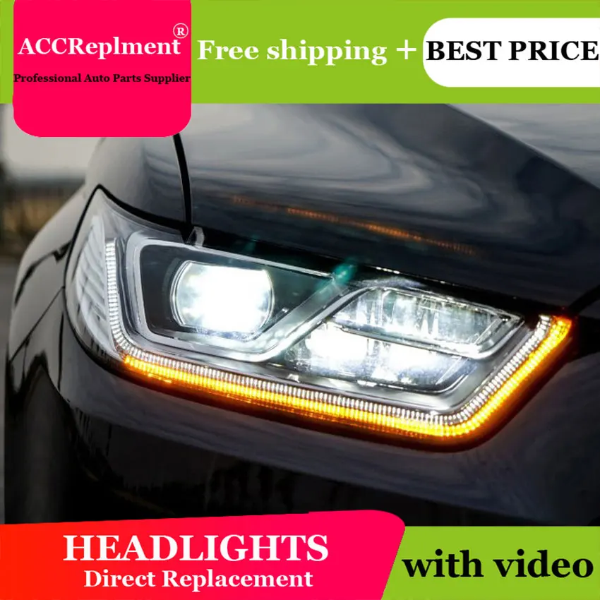 Car Styling For 2017 Ford Taurus Led Headlight Focus Car Styling For 2017 Ford Taurus Led Headlight Focus Headlights Lens Double Beam H7 Hid Xenon Bi