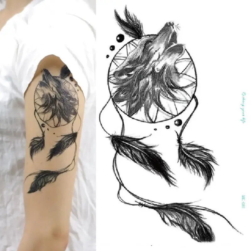 Fake Tattoo Temporary Tattoos stickers Women Fashion 1 PC Transferable