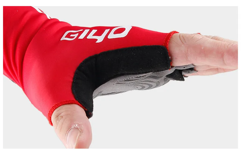 GIYO велосипедные перчатки с гелевой подкладкой, дышащие велосипедные перчатки с полупальцами, розовые/красные/черные/синие/зеленые S L 2XL Дорожные Перчатки для езды на горном велосипеде