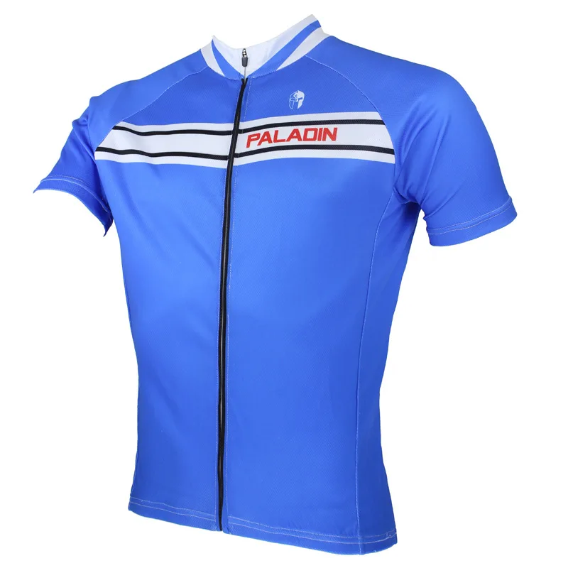 2015 new summer Paladin Mens Short Sleeve Cycling jersey pure blue ...