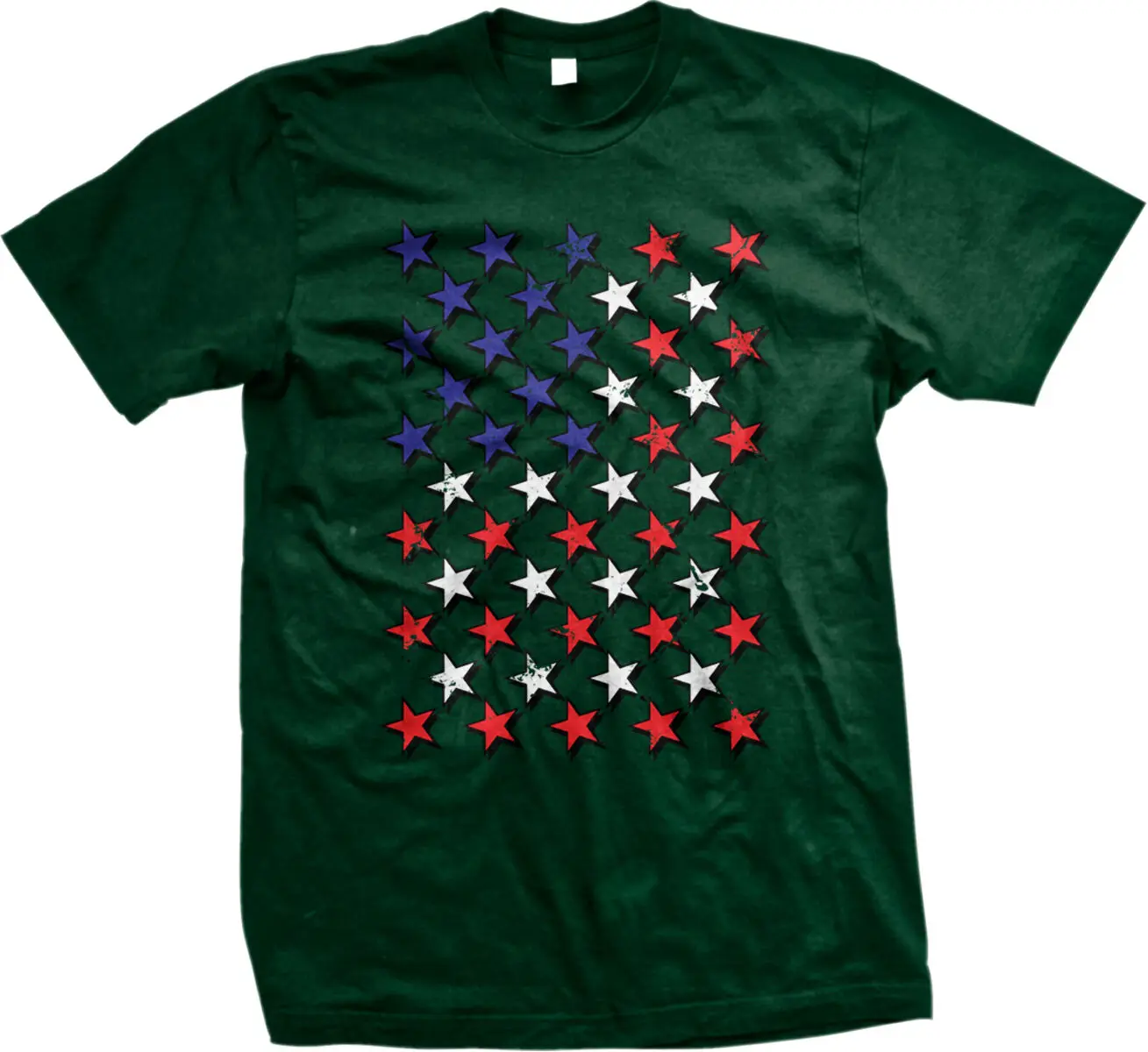 Мужская футболка звезды американского флага America Pride USA 4 июля|Футболки| |