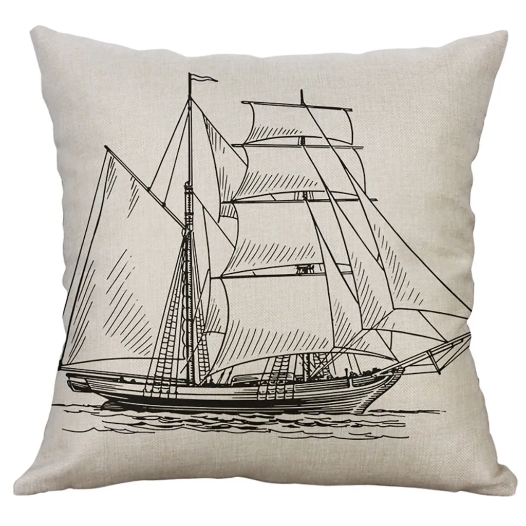 Новая стильная распродажа подушек с принтом одуванчика Stamboat супер Мягкая Милая креативная наволочка 1 шт. oussin canap - Цвет: B