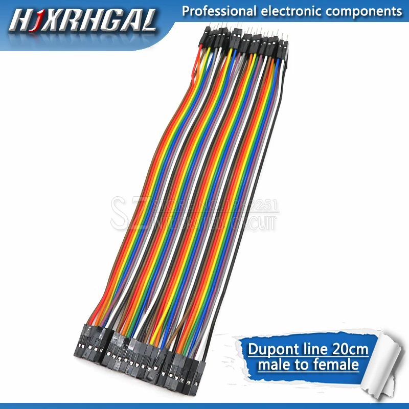 Dupont line 120 шт. 20 см разъем штырь гнездо и перемычка кабель для Arduino Комплект сделай