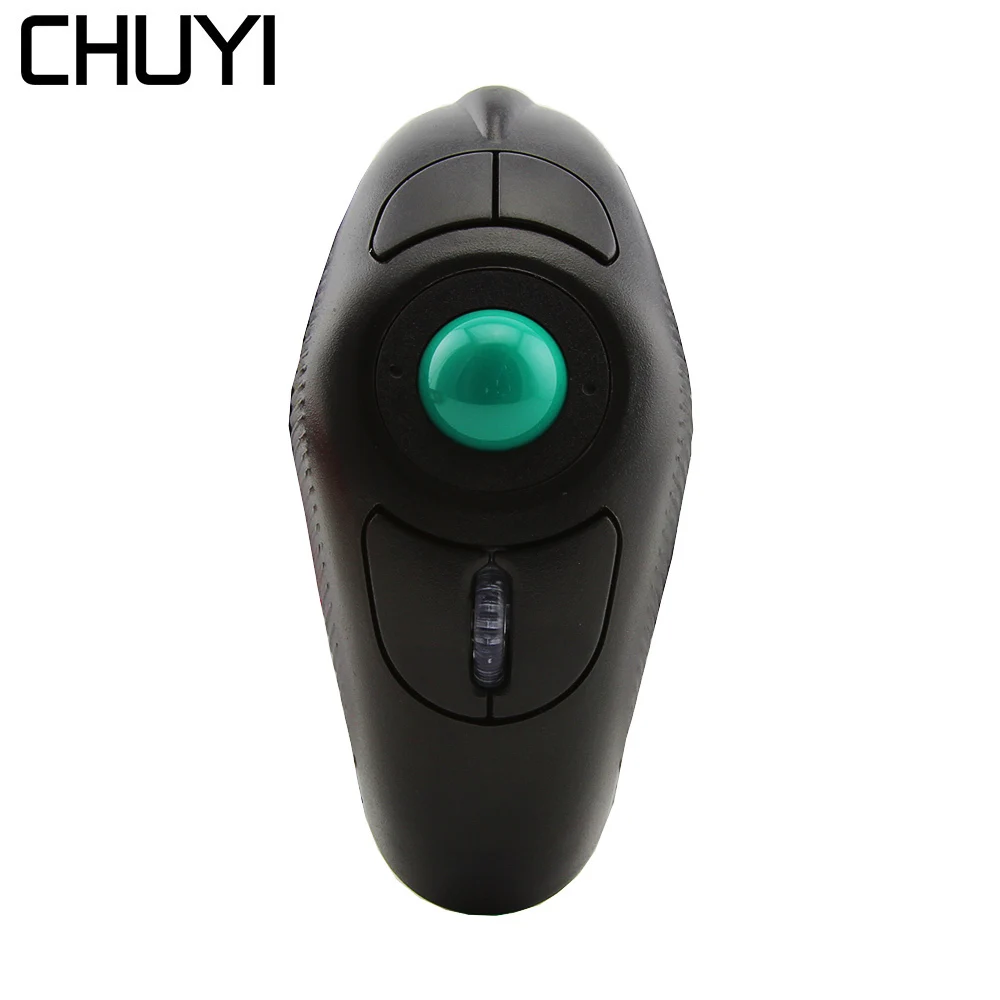 Беспроводная оптическая мышь CHUYI 2 4 ГГц USB приемник ручная лазерная указка Trackball