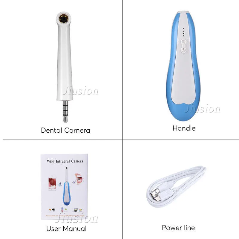 WiFi Intraoral Camera Endoscope Led Light USB Micro Cam Dental Teeth Photo Shoot Video Home Use Oral Cam Dentist IP67 Waterproof