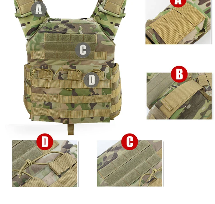 Открытый СКП Enhanced tactical Молл жилет защитная пластина Перевозчик Мультикам боевой жилет для съемки игры жилет