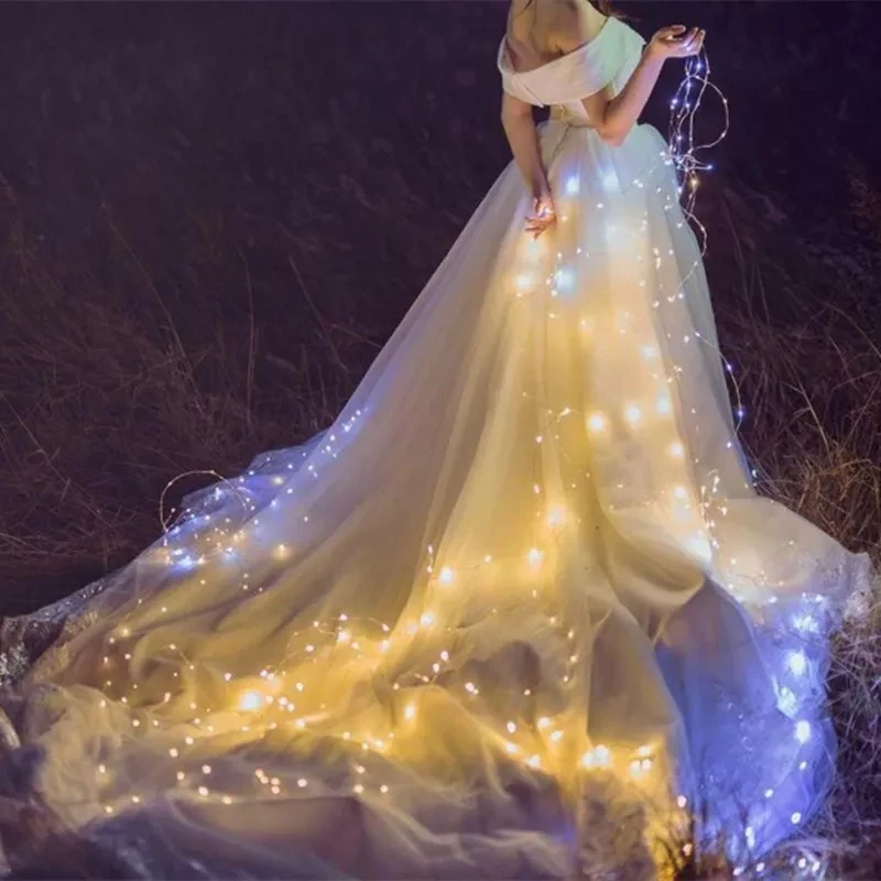 christmas dress with lights