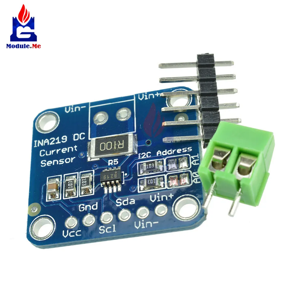 Модуль платы прерывания подачи тока INA219 модуль датчика I2C для Arduino сделай сам INA219B