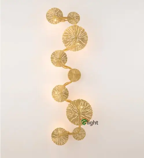 Современная пустотелая металлическая светодиодная подвесная люстра Lustre Gold Led Люстра для гостиной Роскошная Подвесная лампа подвесной светильник Lamparas - Цвет абажура: L120cm wall lamp