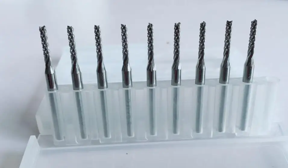 

NEW 10PCS 1.1/1.2/1.3/1.4/1.5/1.6/1.7/1.8/1.9/2.0 mm Corn milling cutter tungsten steel tungsten carbide engraving CNC