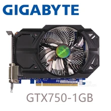 Gigabyte GeForce GTX 750-1GB GTX750 1GB 1G D5 DDR5 128 Bit PC настольные видеокарты PCI Express 3,0 PC компьютерные видеокарты